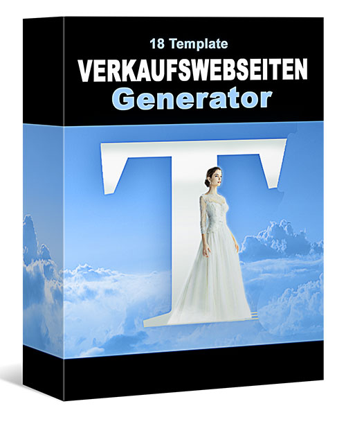Cover Verkaufswebseiten Generator T18
